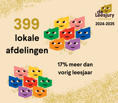 De Leesjury telde dit jaar 399 lokale afdelingen.