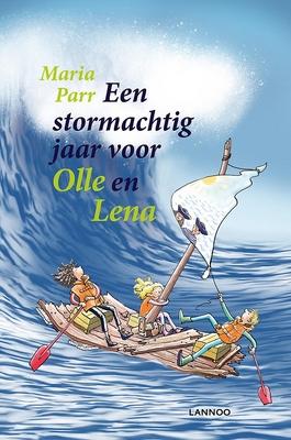 Cover van Een stormachtig jaar voor Olle en Lena