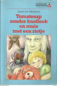 Cover van Tomatesap zonder knoflook en muis met een rietje