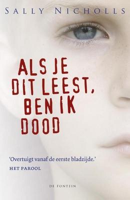 Cover van Als je dit leest, ben ik dood
