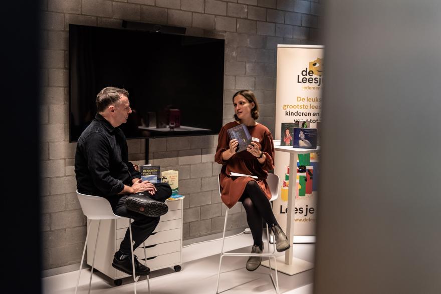 Edward van de Vendel in gesprek met Linde Dessoy