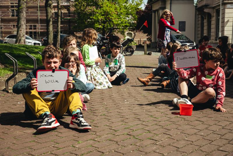 buitenactiviteiten op het Leesjury-feest in Lier