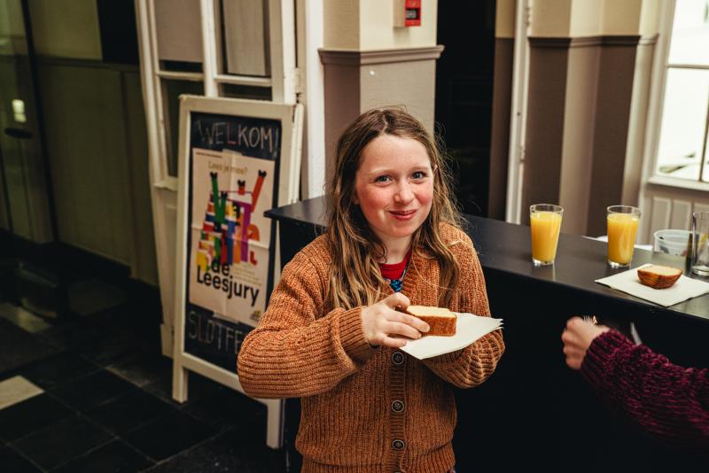 lekkere cake op de receptie van het Leesjury-feest in Lier