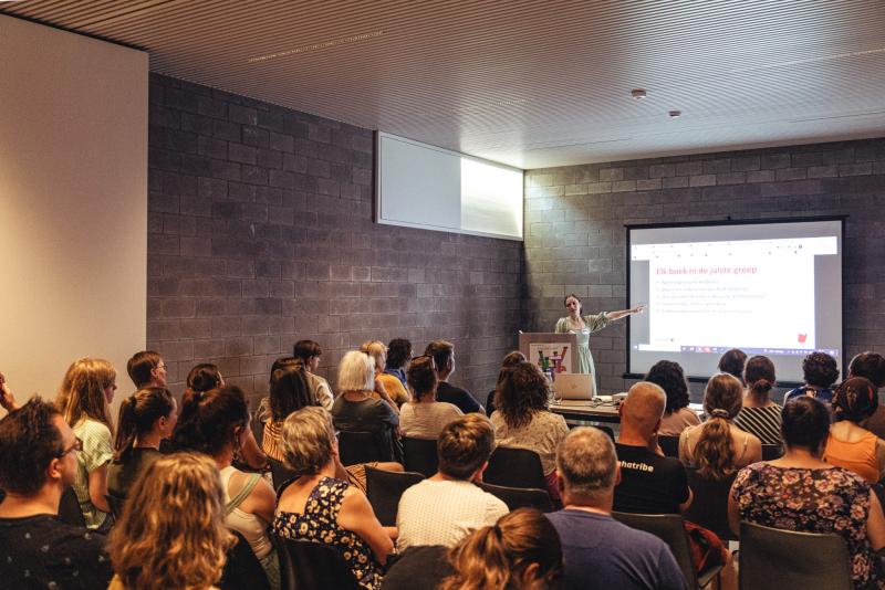 Presentatie tijdens de ontmoetingsdag van de selectieteams