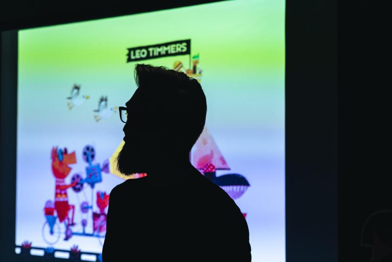 Kinderboekenmaker Leo Timmers geeft een lezing