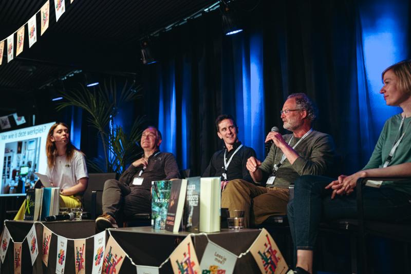 panelgesprek op het slotfeest