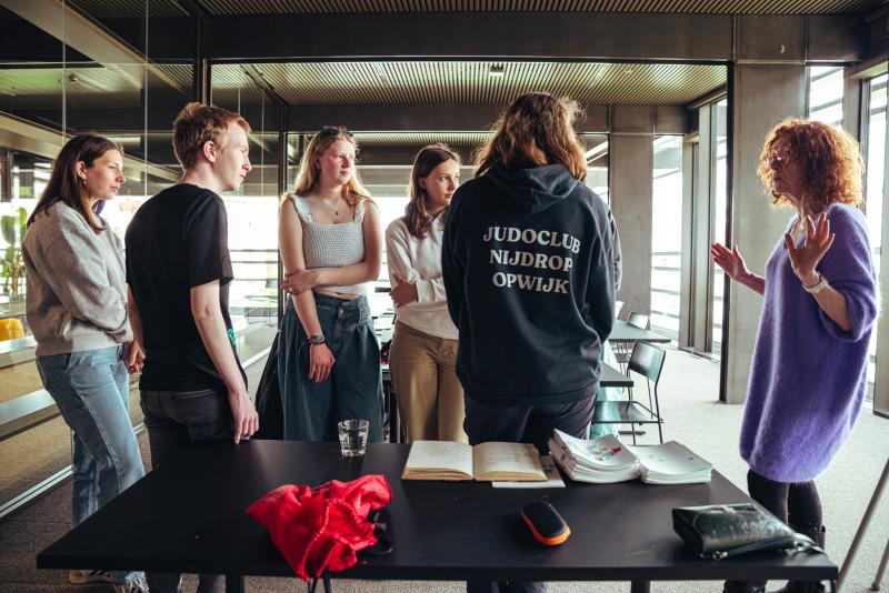 workshop met Els Beerten op het slotfeest