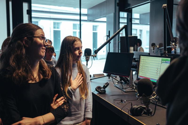 radio maken op het slotfeest