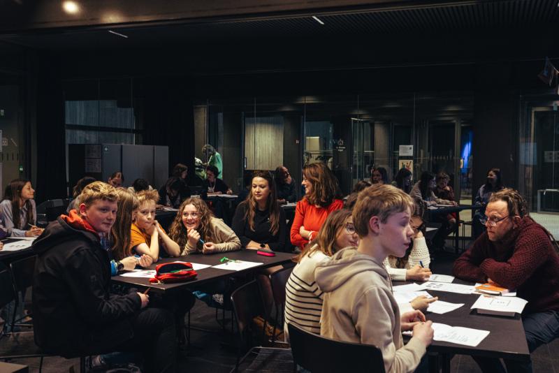 de quiz op het slotfeest