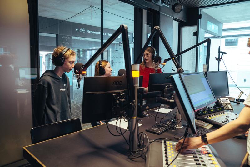 radio maken op het slotfeest