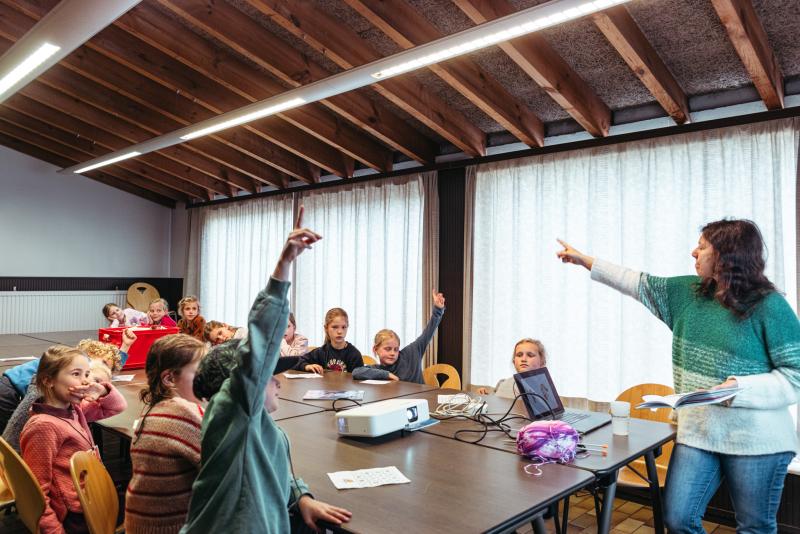sfeerbeeld van het slotfeest in Hoogstraten