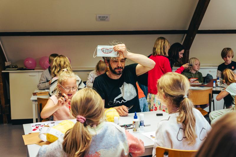 sfeerbeeld van het slotfeest in Schilde