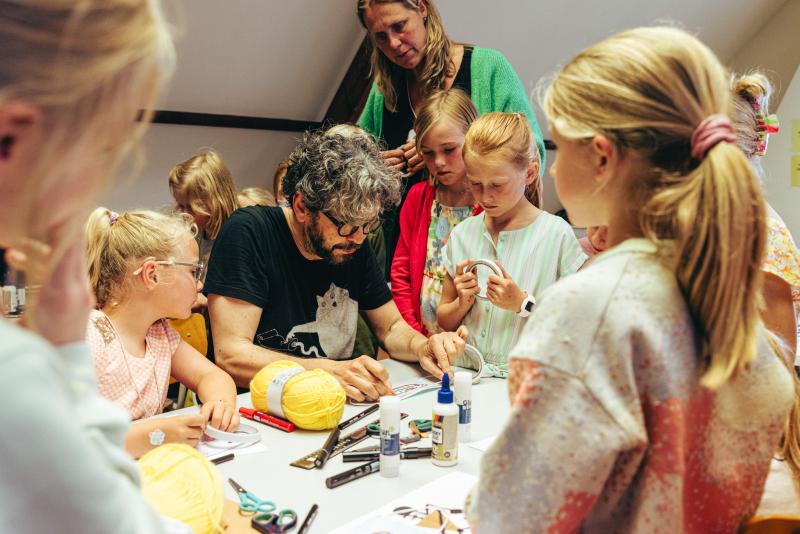 sfeerbeeld van het slotfeest in Schilde