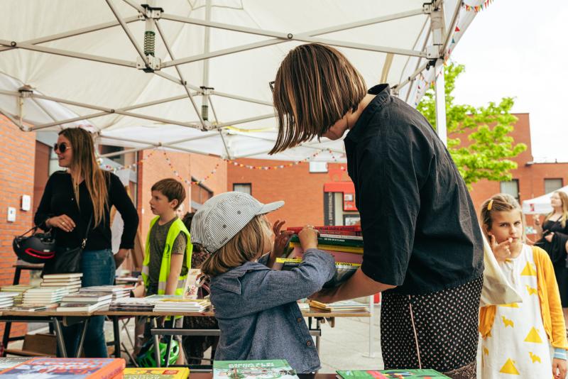 sfeerbeeld van het slotfeest in Ieper