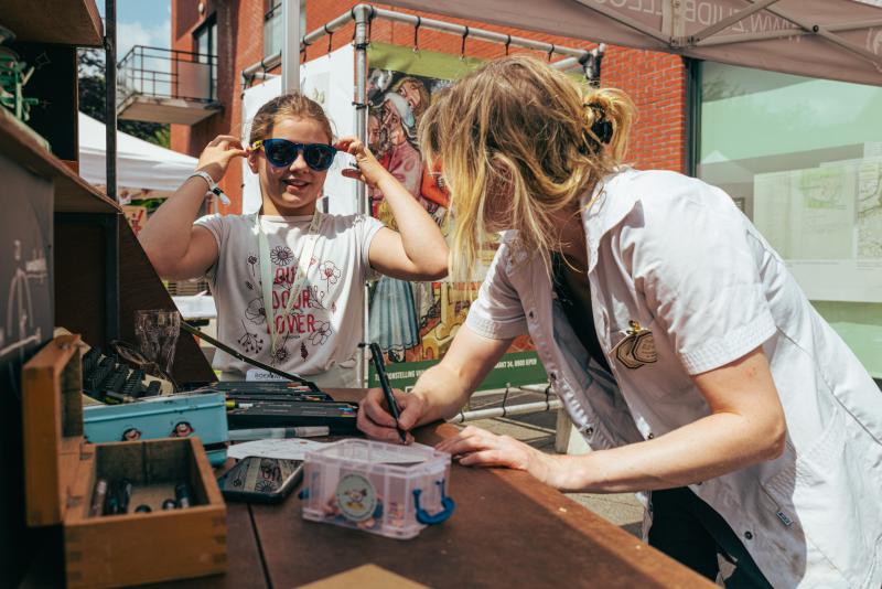 sfeerbeeld van het slotfeest in Ieper
