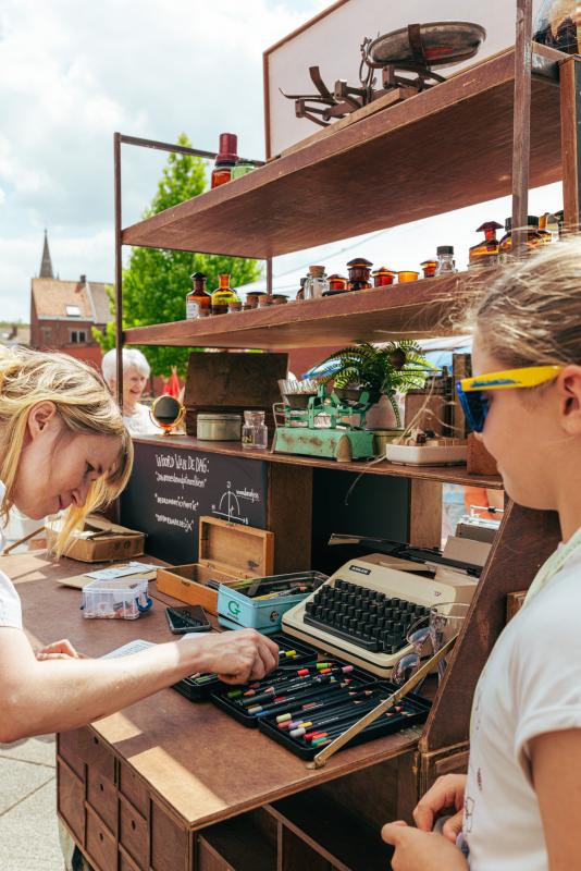 sfeerbeeld van het slotfeest in Ieper