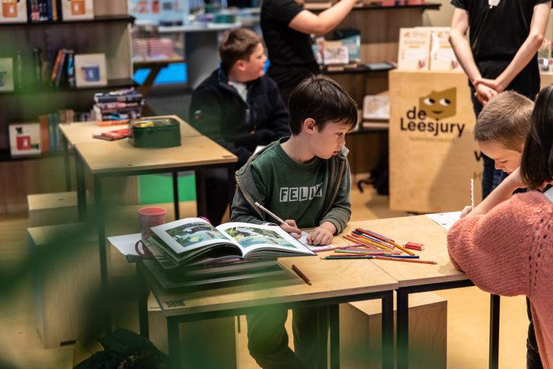 Leesjury-wedstrijd op Boektopia