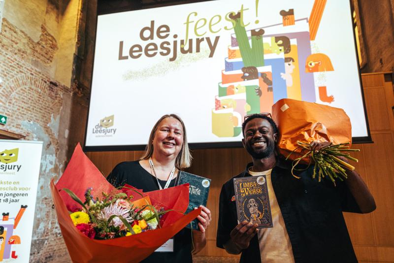 podiumgesprek met auteurs van groep 5